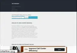 Sites similar to dictionaryenglishtourdu.com