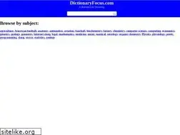 Sites similar to dictionaryfocus.com