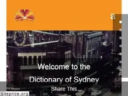 Sites similar to dictionaryofsydney.org