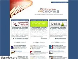 Sites similar to dictionnaire-des-synonymes.com