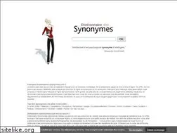 Sites similar to dictionnaire-synonymes.com