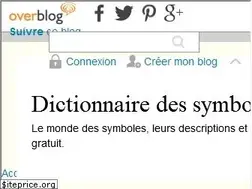 Sites similar to dictionnairedessymboles.fr