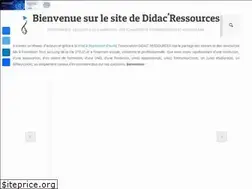 Sites similar to didac-ressources.eu