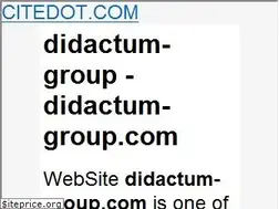 Sites similar to didactum-group.com.citedot.com
