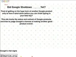 Sites similar to didgoogleshutdown.com