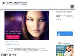 Sites similar to didtheycheat.com