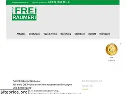 Sites similar to die-freiraeumer.de