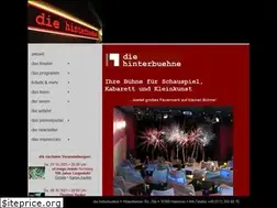Sites similar to die-hinterbuehne.de