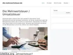 Sites similar to die-mehrwertsteuer.de