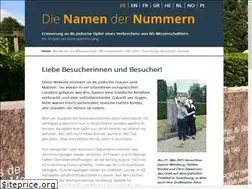 Sites similar to die-namen-der-nummern.de