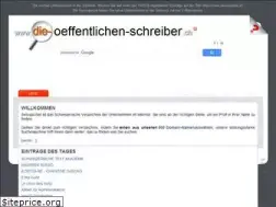 Sites similar to die-oeffentlichen-schreiber.ch