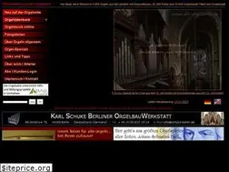 Sites similar to die-orgelseite.de