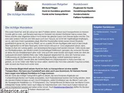 Sites similar to die-richtige-hundebox.de