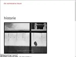 Sites similar to die-vermessene-mauer.de