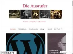Sites similar to dieausrufer.wordpress.com