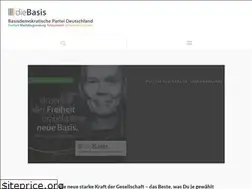 Sites similar to diebasis-partei.de