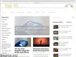Sites similar to diebestentop10.de