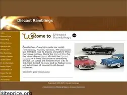 Sites similar to diecastramblings.com