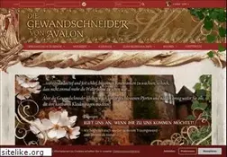 Sites similar to diegewandschneidervonavalon.de