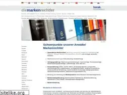Sites similar to diemarkenrechtler.de