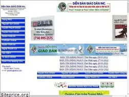 Sites similar to diendangiaodan.us
