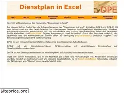 Sites similar to dienstplan-in-excel.de