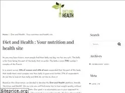 Sites similar to diet-and-health.net