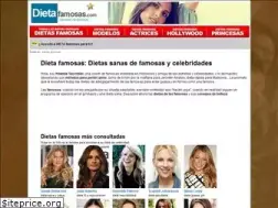 Sites similar to dietafamosas.com
