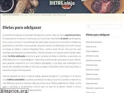 Sites similar to dietas.ninja