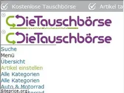 Sites similar to dietauschboerse.de