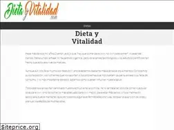 Sites similar to dietayvitalidad.com