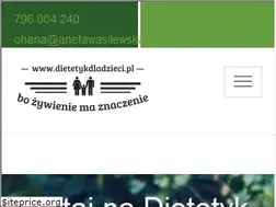 Sites similar to dietetykdladzieci.pl