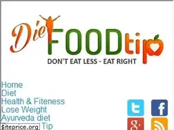 Sites similar to dietfoodtip.com