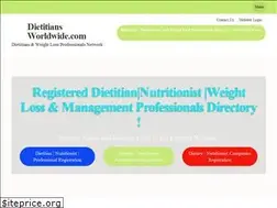 Sites similar to dietitiansworldwide.com