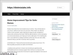 Sites similar to dietmistake.info
