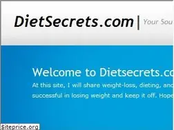 Sites similar to dietsecrets.com