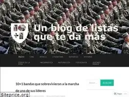 Sites similar to diezmasuno.wordpress.com