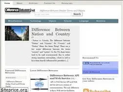 Sites similar to differencebetween.net