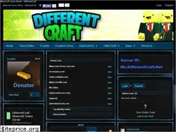 Sites similar to differentcraft.net