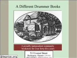 Sites similar to differentdrummerbooks.ca