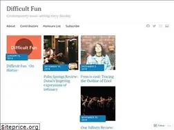 Sites similar to difficultfun.com