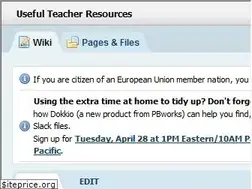 Sites similar to diggsteacherresources.pbworks.com