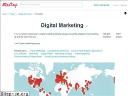 Sites similar to digital-marketing.meetup.com