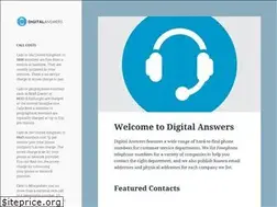 Sites similar to digitalanswers.org