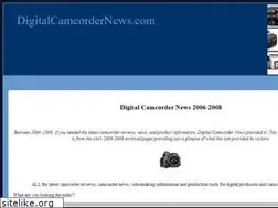 Sites similar to digitalcamcordernews.com