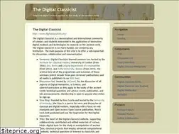 Sites similar to digitalclassicist.org