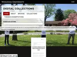 Sites similar to digitalcollections.wesleyan.edu