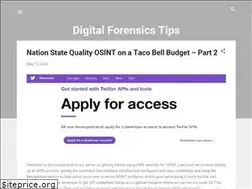 Sites similar to digitalforensicstips.com