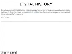 Sites similar to digitalhistory.github.io