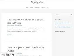 Sites similar to digitallywiser.com